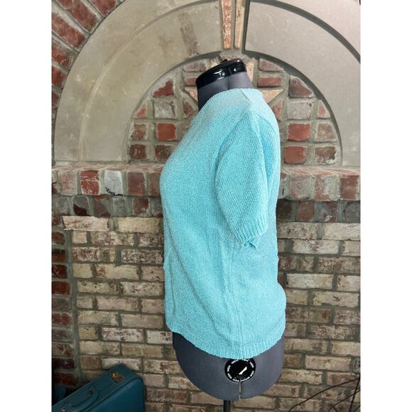 Winter silks top short sleeve blue - Picture 3 of 7